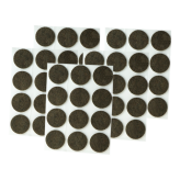Podkładki Ø 26 mm, brązowe, filcowe do mebli, opakowanie 1008 szt.