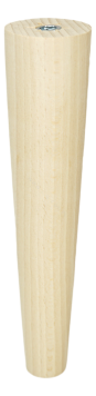 [25 CM] Holz Buche Massivholz Gerade Möbelfüße 45/25 mm ohne Montageplatte