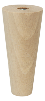 [15 CM] Holz Buche Massivholz Gerade Möbelfüße 45/25 mm ohne Montageplatte