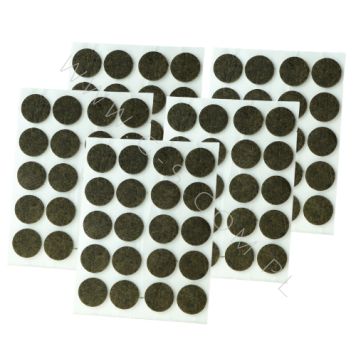 Filc meblowy fi 18 mm brązowy (100 szt.)