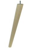[35 CM] Holz Buche Massivholz Schräg Möbelfüße 45/25 mm mit Gewindebolzen M8 x 25 mm
