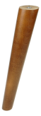 [45 CM] Holz Buche Nussfarben Lackiert Schräg Möbelfüße 45/25 mm ohne Montageplatte