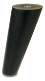 Noga typ Neo H-100 mm, skośna do mebli, czarna lakier