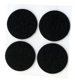 Podkładki filcowe do mebli Ø 45 mm (4 szt.), czarne
