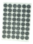 Podkładki filcowe do mebli Ø 12 mm (48 szt.), szare