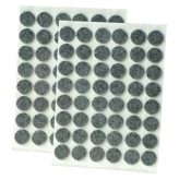Podkładki filcowe do mebli Ø 12 mm, szare, opakowanie 96 szt.