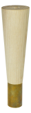 Nóżka jesionowa prosta stożek H-200 surowa, z nakładką z mosiądzu