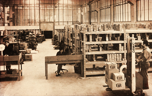 Fabryka F.lli Mauri w 1953 roku.
