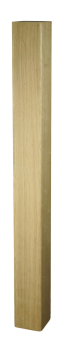 Noga dębowa do ławy kwadratowa 8 X 8 cm, H-580 mm, surowa