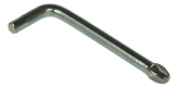 Klucz imbusowy hartowany, typ L 4 mm / PZ/PH 3 mm