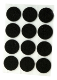 Podkładki filcowe do mebli Ø 28 mm, czarne, opakowanie 1008 szt.