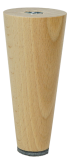 Noga typ Neo H-150 mm, stożek do mebli, lakierowana