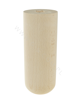 Noga duży walec typ U 15 cm do mebli z mufą M8 X 24 mm, surowa