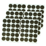 Podkładki Ø 20 mm, brązowe, filcowe do mebli, opakowanie 10.000 szt.