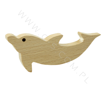 Uchwyt drewniany - Delfin