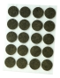 Podkładki filcowe do mebli Ø 20 mm (20 szt.), brązowe